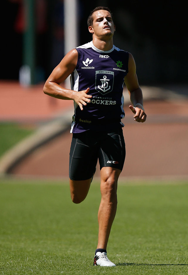 AFL 2016 Training - Fremantle 170216 Harley Balic has had wrist surgery which will sideline him for a number of months - ${keywords}